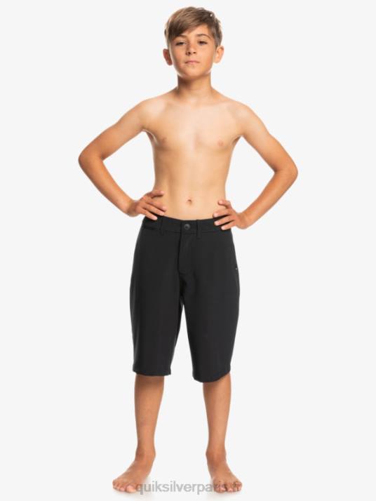 garçons Quiksilver 8-16 union amphibie 19 short hybride D6PT2237 noir