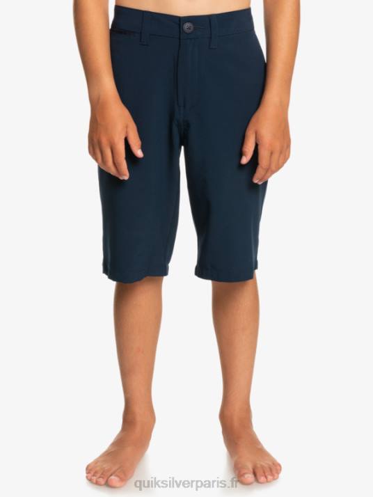 garçons Quiksilver 8-16 union amphibie 19 short hybride D6PT2238 blazer bleu marine
