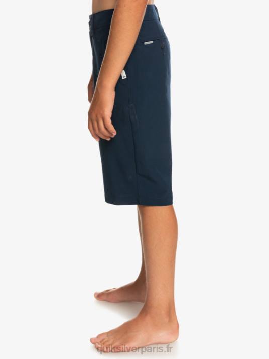 garçons Quiksilver 8-16 union amphibie 19 short hybride D6PT2238 blazer bleu marine