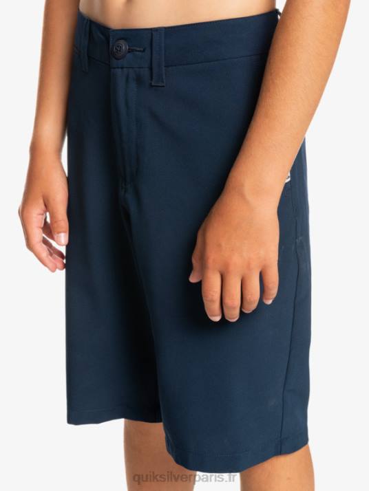 garçons Quiksilver 8-16 union amphibie 19 short hybride D6PT2238 blazer bleu marine
