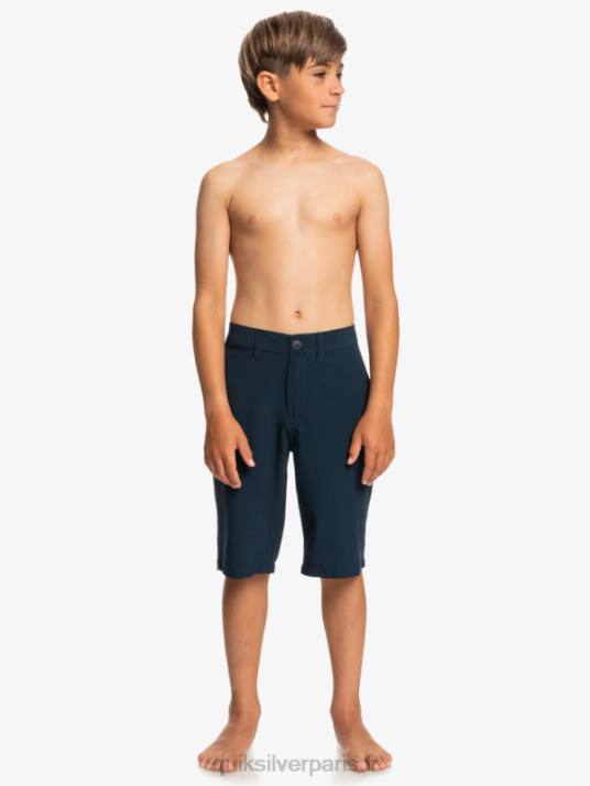 garçons Quiksilver 8-16 union amphibie 19 short hybride D6PT2238 blazer bleu marine