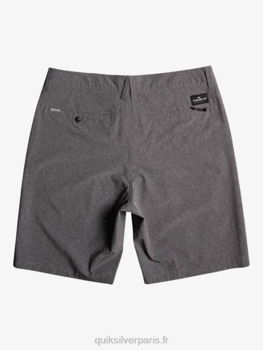 garçons Quiksilver 8-16 union heather amphibian 19 short hybride D6PT2313 noir