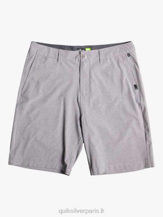 garçons Quiksilver 8-16 union heather amphibian 19 short hybride D6PT2314 neige fondue
