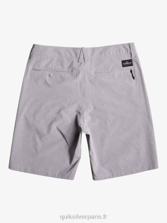 garçons Quiksilver 8-16 union heather amphibian 19 short hybride D6PT2314 neige fondue