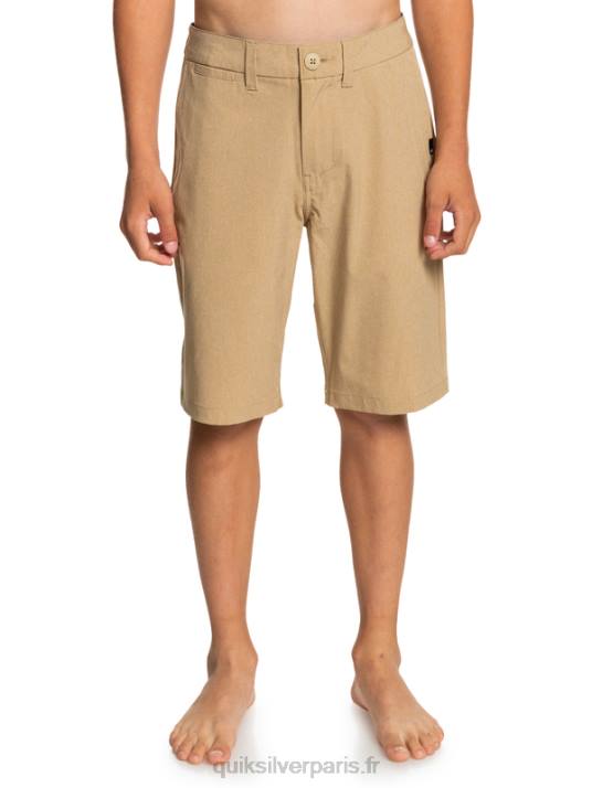 garçons Quiksilver 8-16 union heather amphibian 19 short hybride D6PT2315 plage