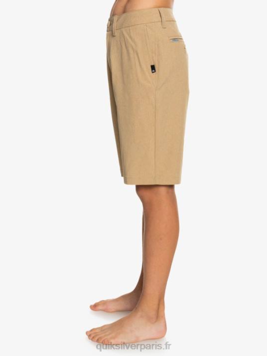 garçons Quiksilver 8-16 union heather amphibian 19 short hybride D6PT2315 plage