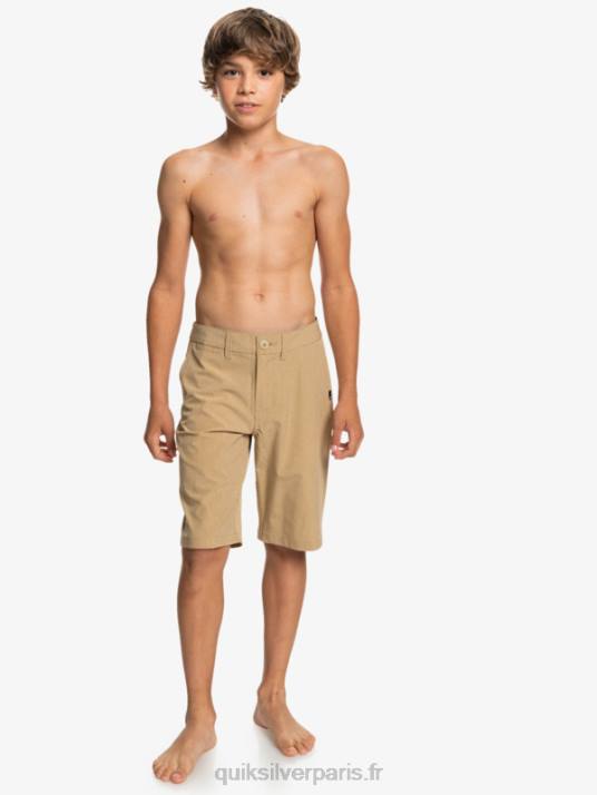 garçons Quiksilver 8-16 union heather amphibian 19 short hybride D6PT2315 plage