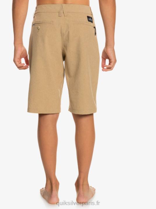 garçons Quiksilver 8-16 union heather amphibian 19 short hybride D6PT2315 plage