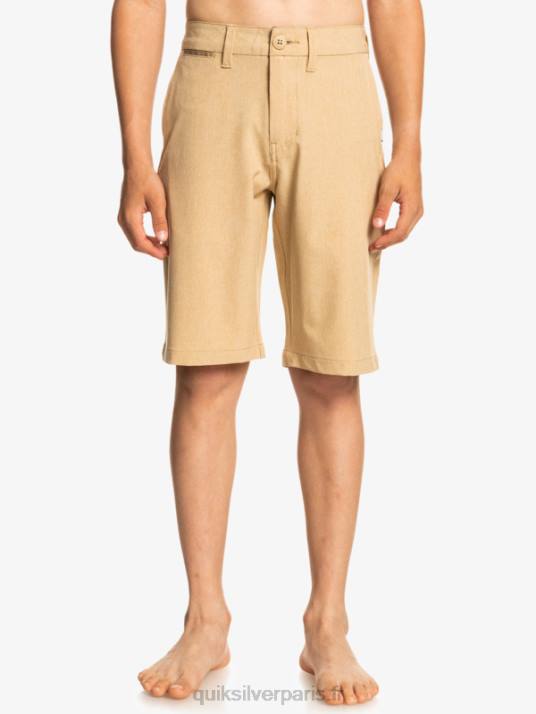 garçons Quiksilver 8-16 union heather amphibian 19 short hybride D6PT2325 plage
