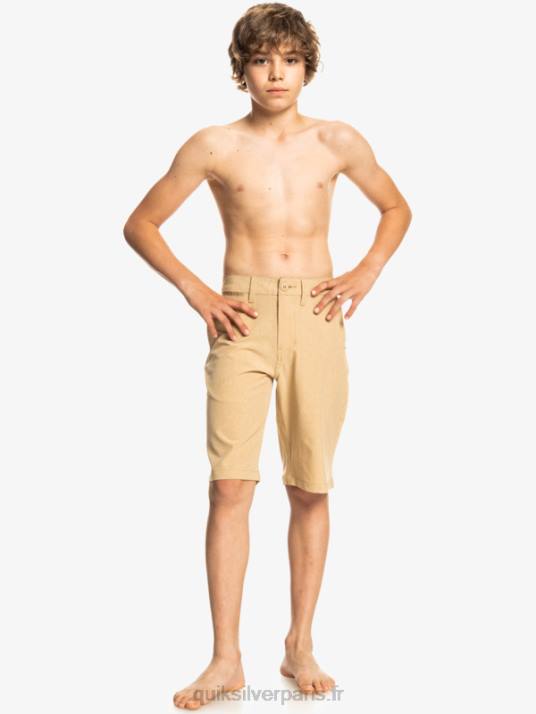 garçons Quiksilver 8-16 union heather amphibian 19 short hybride D6PT2325 plage
