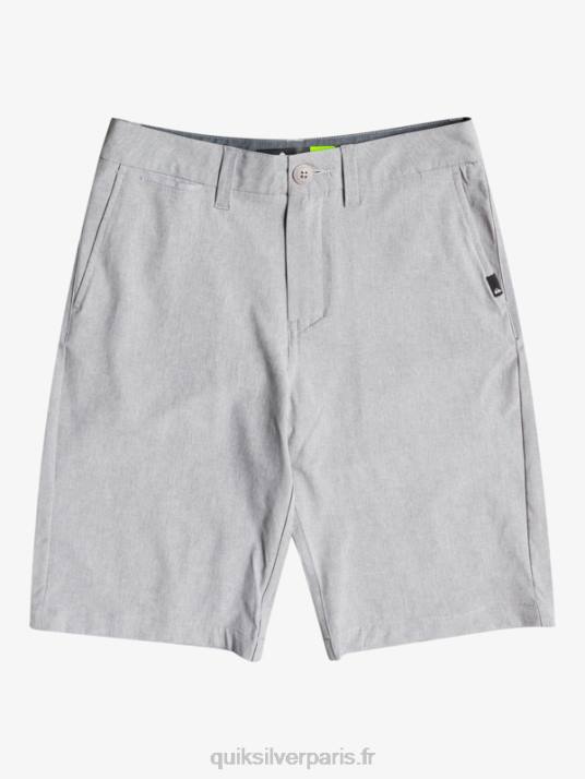 garçons Quiksilver 8-16 union heather amphibian 19 short hybride D6PT2326 neige fondue