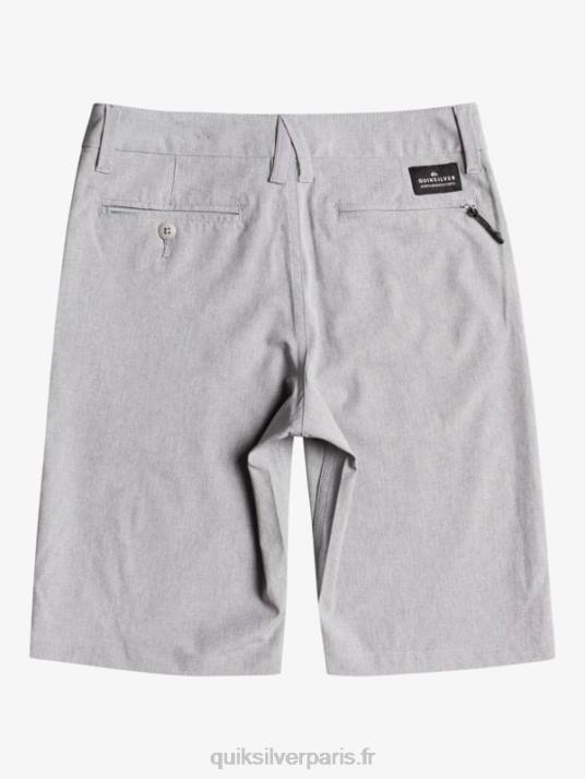 garçons Quiksilver 8-16 union heather amphibian 19 short hybride D6PT2326 neige fondue