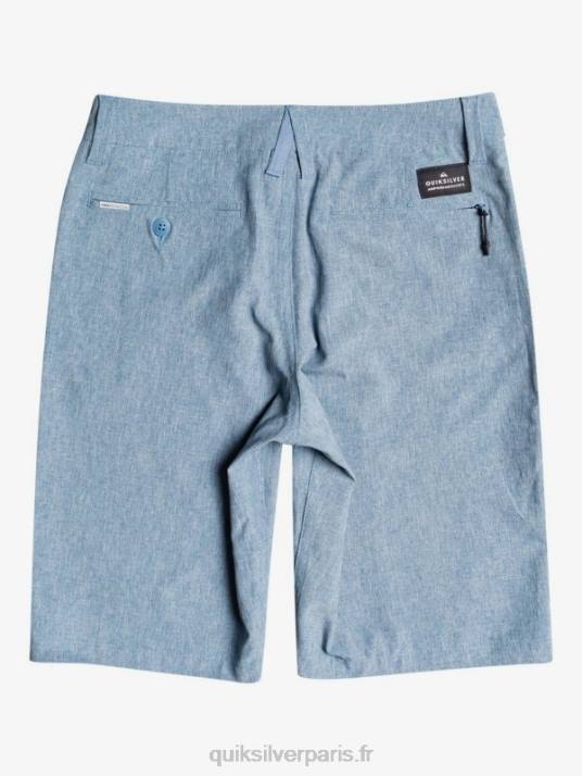 garçons Quiksilver 8-16 union heather amphibian 19 short hybride D6PT2327 capitaines bleu
