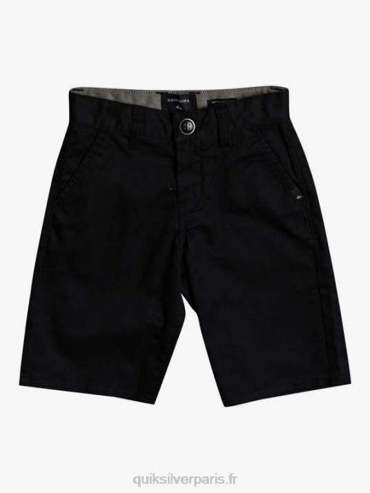 garçons Quiksilver Short chino stretch 2-7 daily union D6PT2102 noir