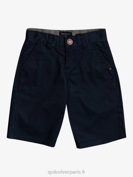 garçons Quiksilver Short chino stretch 2-7 daily union D6PT2104 blazer bleu marine