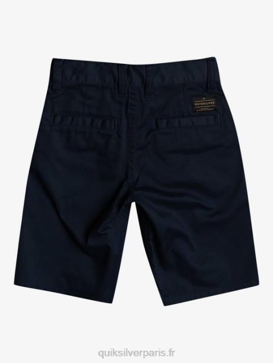 garçons Quiksilver Short chino stretch 2-7 daily union D6PT2104 blazer bleu marine