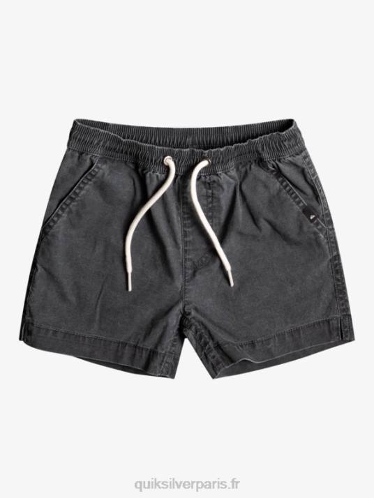 garçons Quiksilver Short élastique 2-7 taxer D6PT2214 noir