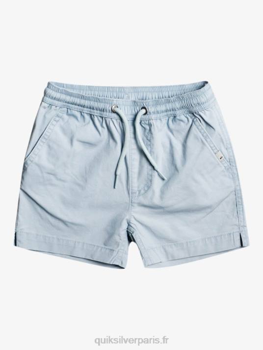 garçons Quiksilver Short élastique 2-7 taxer D6PT2215 bleu céleste