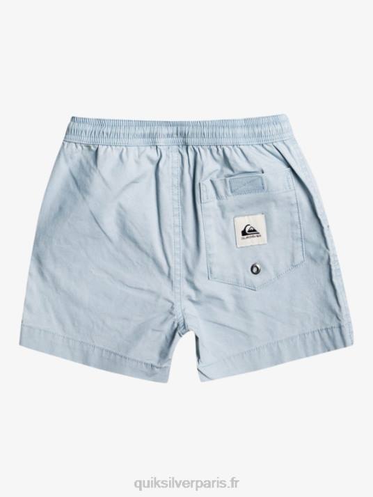 garçons Quiksilver Short élastique 2-7 taxer D6PT2215 bleu céleste