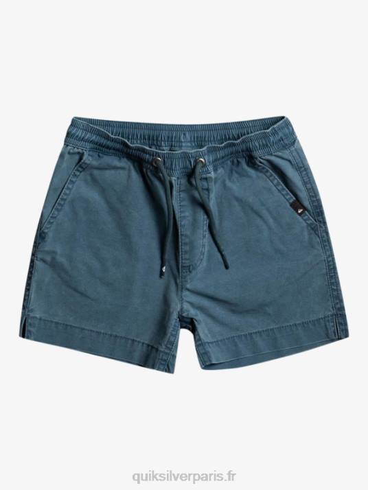 garçons Quiksilver Short élastique 2-7 taxer D6PT2216 La marine de minuit
