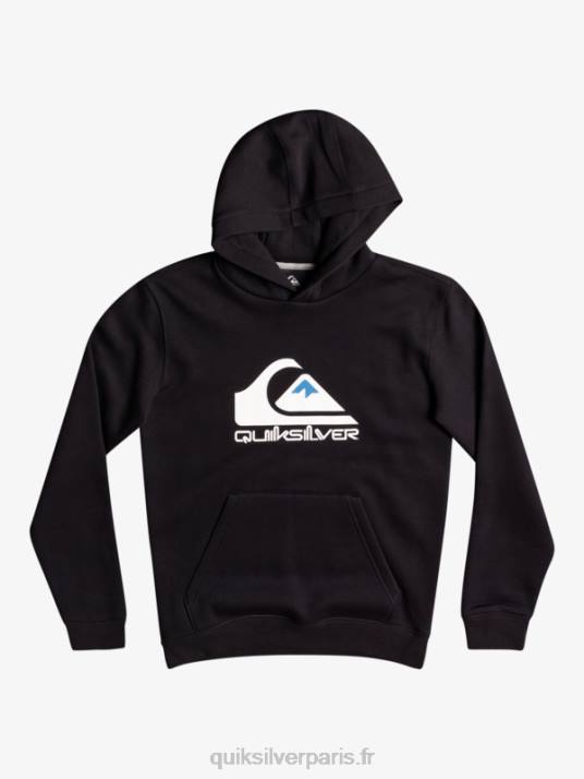 garçons Quiksilver 8-16 haut en molleton à gros logo D6PT2248 noir