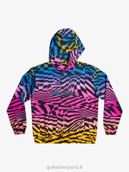 garçons Quiksilver Sweat à capuche oversize 8-16 fois radical D6PT2051 rose glo temps radical 231