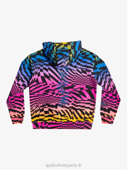 garçons Quiksilver Sweat à capuche oversize 8-16 fois radical D6PT2051 rose glo temps radical 231