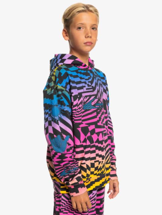 garçons Quiksilver Sweat à capuche oversize 8-16 fois radical D6PT2051 rose glo temps radical 231