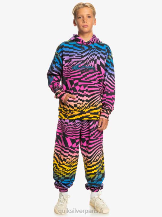 garçons Quiksilver Sweat à capuche oversize 8-16 fois radical D6PT2051 rose glo temps radical 231