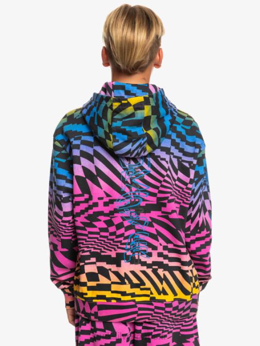 garçons Quiksilver Sweat à capuche oversize 8-16 fois radical D6PT2051 rose glo temps radical 231
