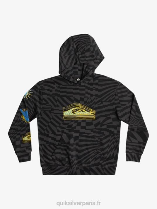 garçons Quiksilver Sweat à capuche oversize 8-16 fois radical D6PT2052 temps radicaux noirs 231