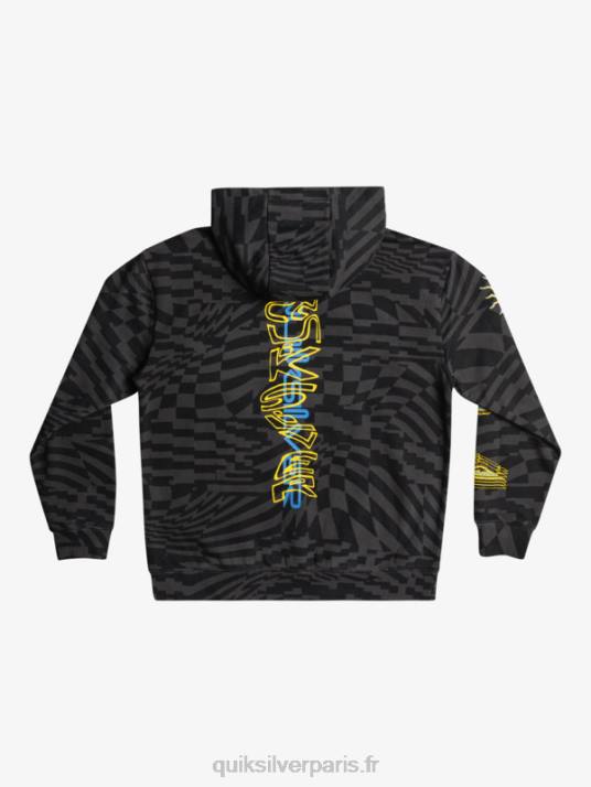 garçons Quiksilver Sweat à capuche oversize 8-16 fois radical D6PT2052 temps radicaux noirs 231