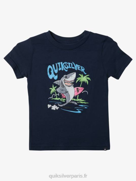 garçons Quiksilver 2-7 t-shirt délavé D6PT1969 blazer bleu marine