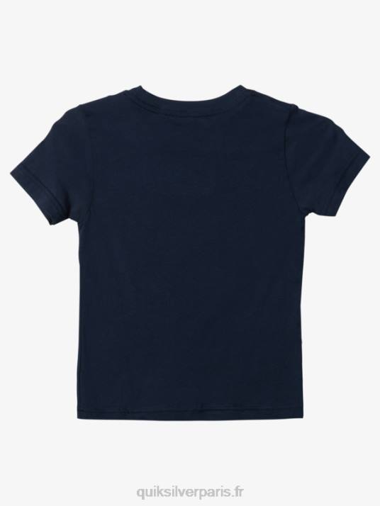 garçons Quiksilver 2-7 t-shirt délavé D6PT1969 blazer bleu marine