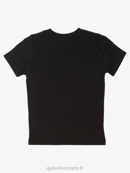 garçons Quiksilver 2-7 t-shirt double garé D6PT1974 noir