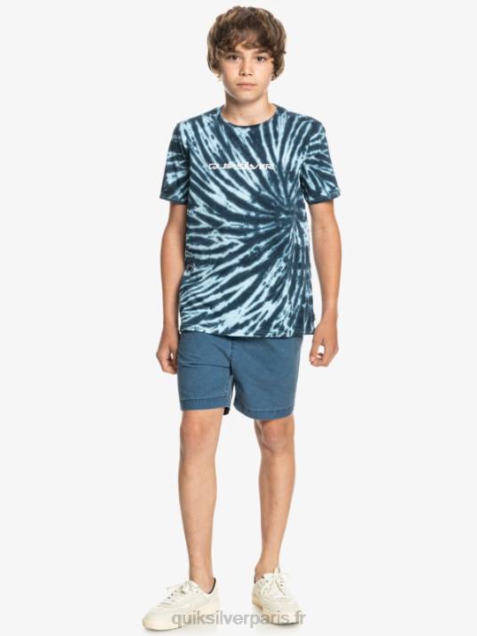 garçons Quiksilver 8-16 omni t-shirt D6PT2311 bleu aéré