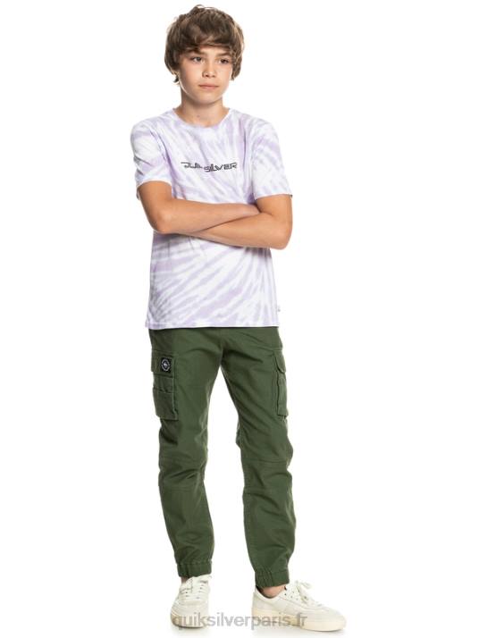 garçons Quiksilver 8-16 omni t-shirt D6PT2312 blanc