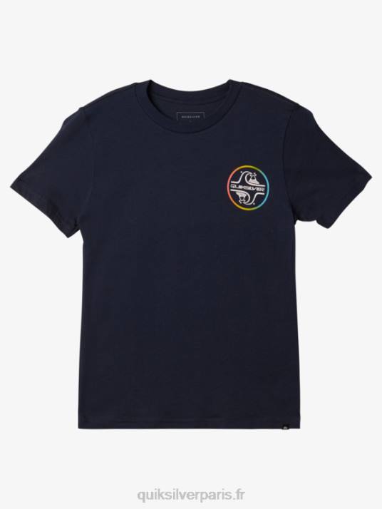 garçons Quiksilver 8-16 t-shirt à bulles de base D6PT1954 blazer bleu marine