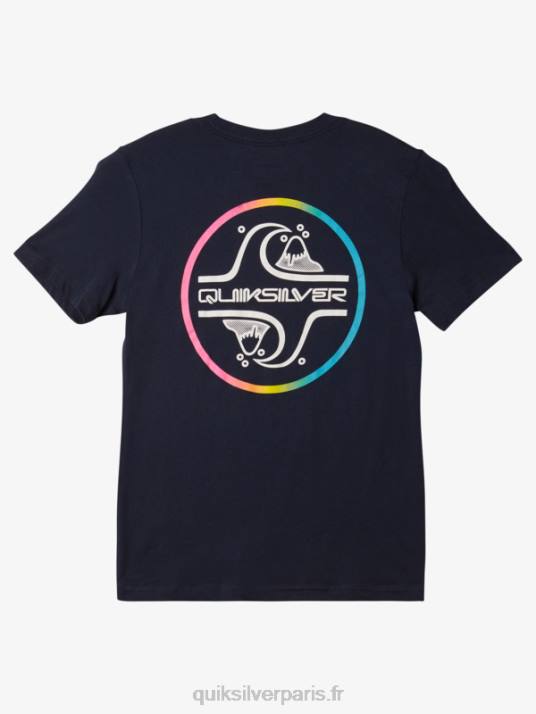 garçons Quiksilver 8-16 t-shirt à bulles de base D6PT1954 blazer bleu marine