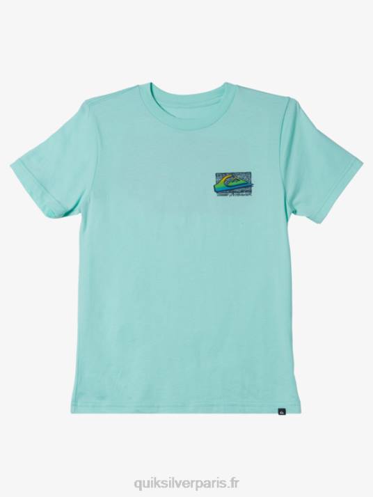 garçons Quiksilver 8-16 t-shirt dégradé rétro D6PT2124 verre de plage