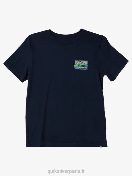 garçons Quiksilver 8-16 t-shirt dégradé rétro D6PT2125 blazer bleu marine