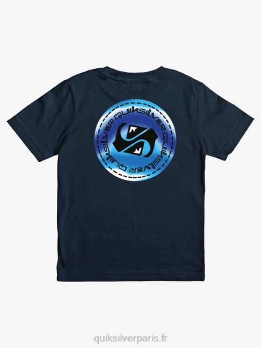 garçons Quiksilver 8-16 t-shirt à flux de couleurs D6PT2174 blazer bleu marine
