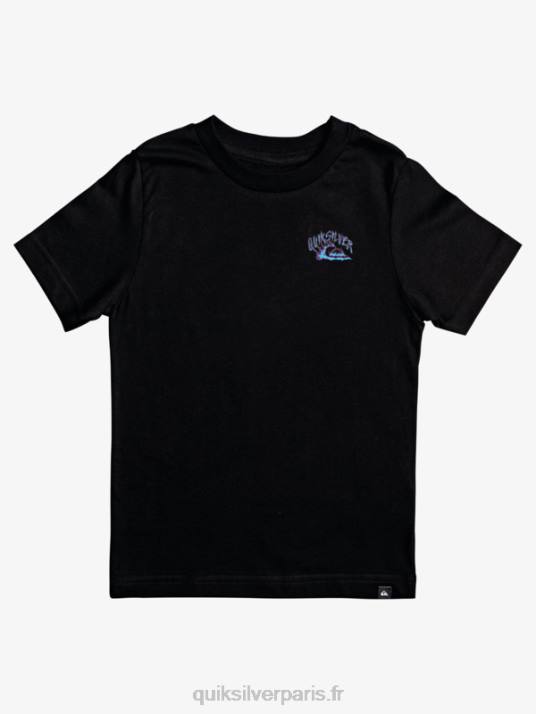 garçons Quiksilver 8-16 t-shirt gardien des vagues D6PT2230 noir