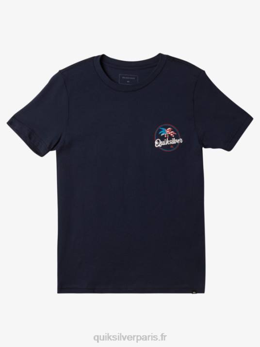 garçons Quiksilver 8-16 t-shirt palmier venteux D6PT1957 blazer bleu marine