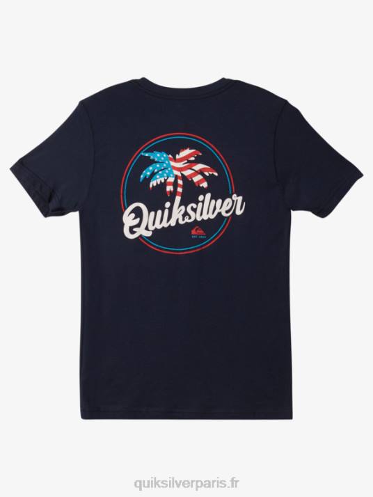 garçons Quiksilver 8-16 t-shirt palmier venteux D6PT1957 blazer bleu marine