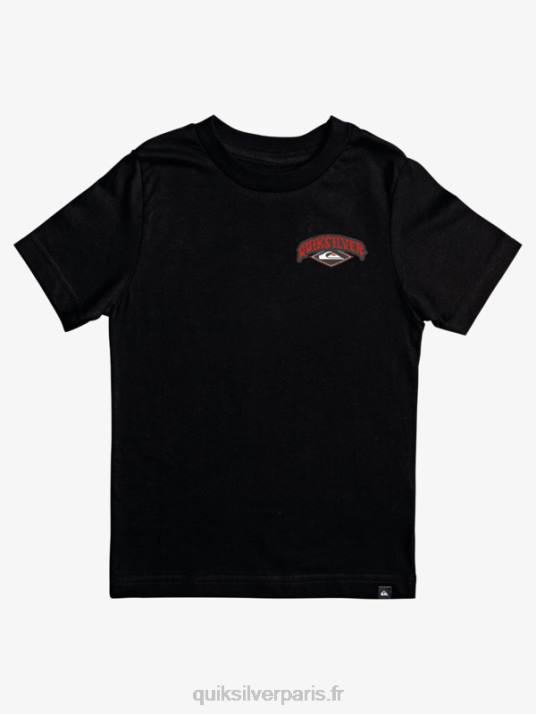 garçons Quiksilver 8-16 t-shirt surfeur oftune D6PT2177 noir