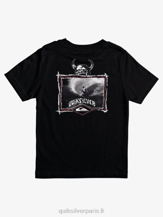 garçons Quiksilver 8-16 t-shirt surfeur oftune D6PT2177 noir