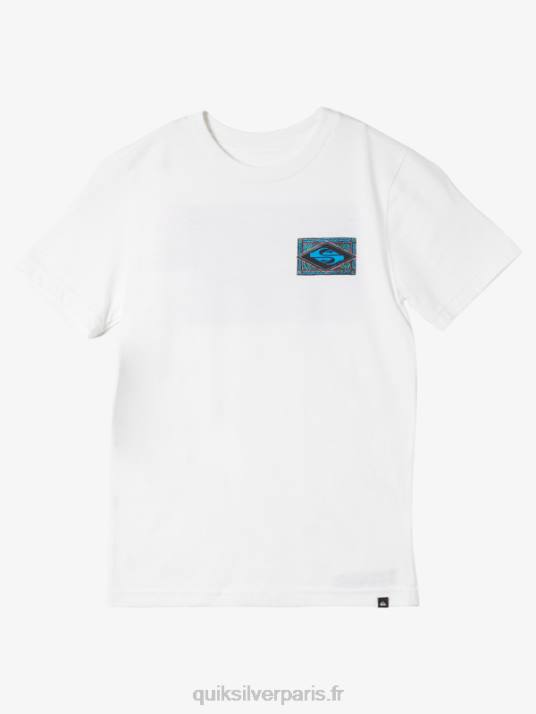 garçons Quiksilver 8-16 t-shirt vibrant D6PT1943 blanc