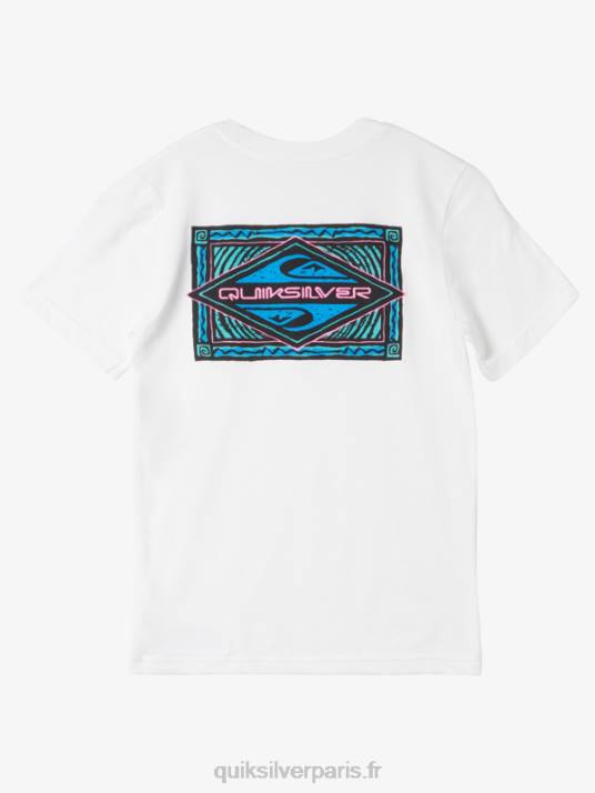 garçons Quiksilver 8-16 t-shirt vibrant D6PT1943 blanc