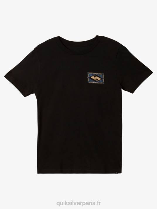 garçons Quiksilver 8-16 t-shirt vibrant D6PT1944 noir